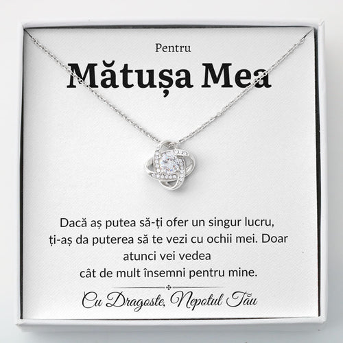 Cadou Matusa - Colier Love Knot Nepot II