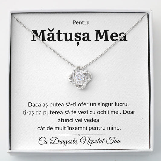 Cadou Matusa - Colier Love Knot Nepot II