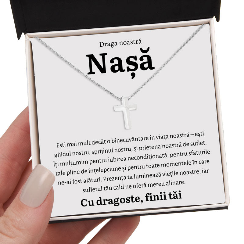 Cadou Nasa - Colier Cruciulita Fini