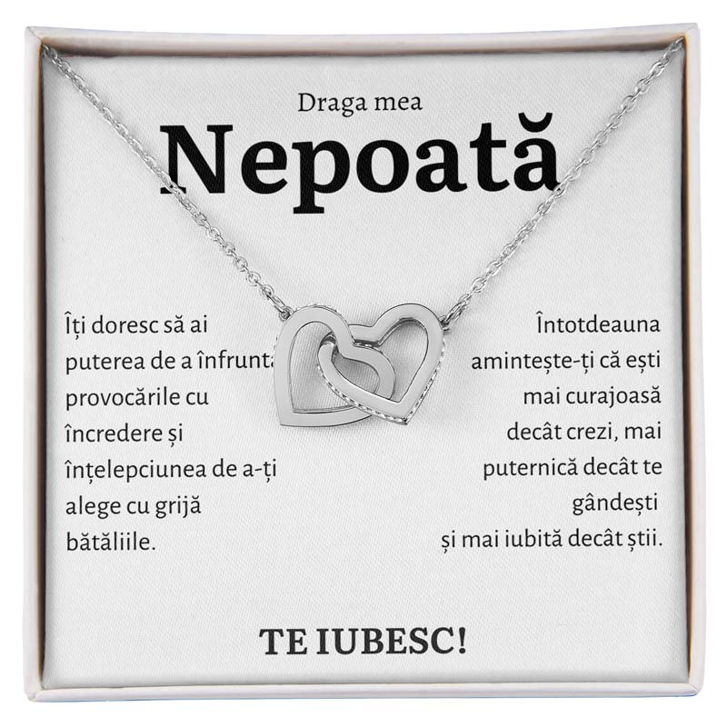 Cadou Nepoata - Colier Inimi Putere