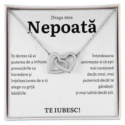 Cadou Nepoata - Colier Inimi Putere