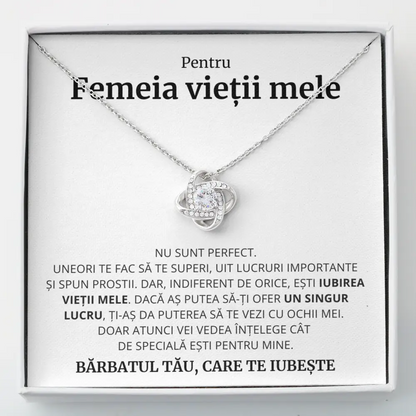 S1 Cadou Femeia Vietii - Colier Love Knot