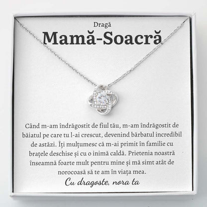 Cadou Mama Soacra - Colier Love Knot