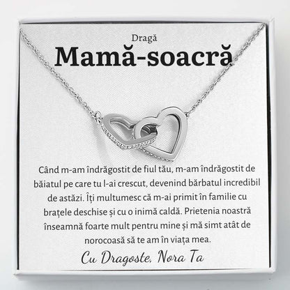 Cadou Mama-Soacra - Colier Inimi Nora