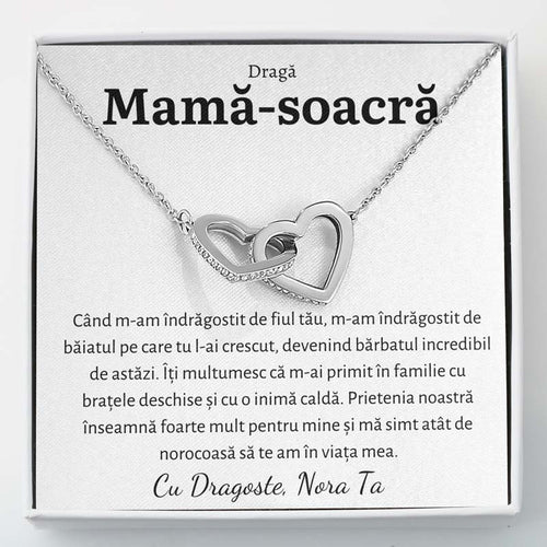 Cadou Mama-Soacra - Colier Inimi Nora