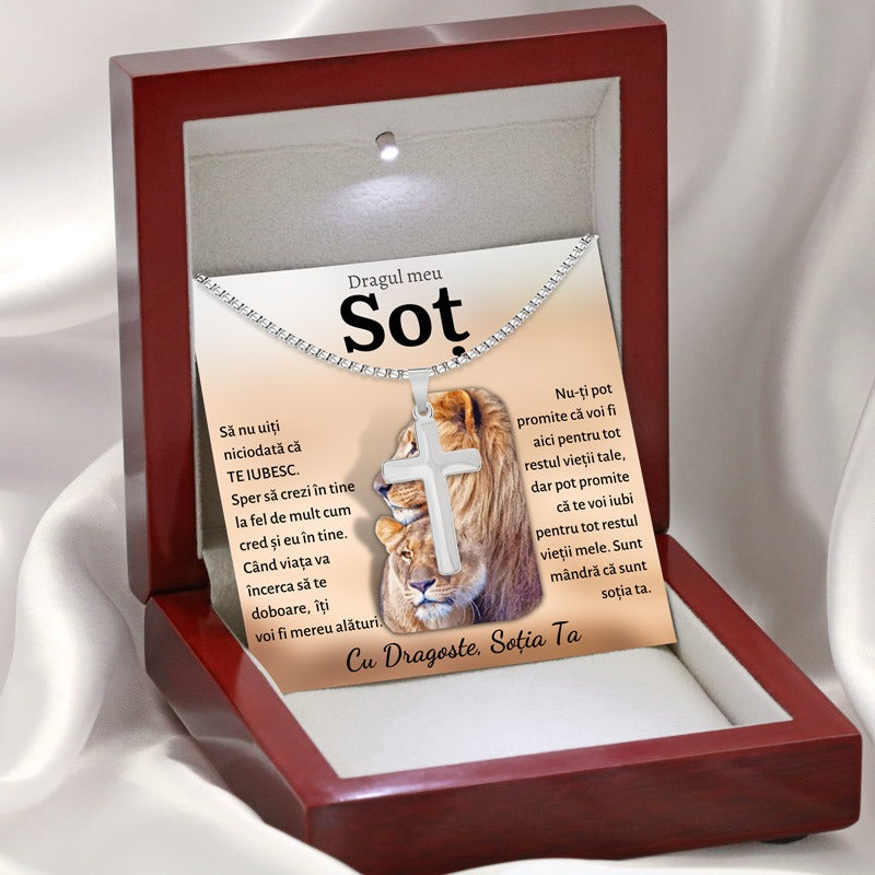 Cadou Sot Lux - Colier Cruce Lei