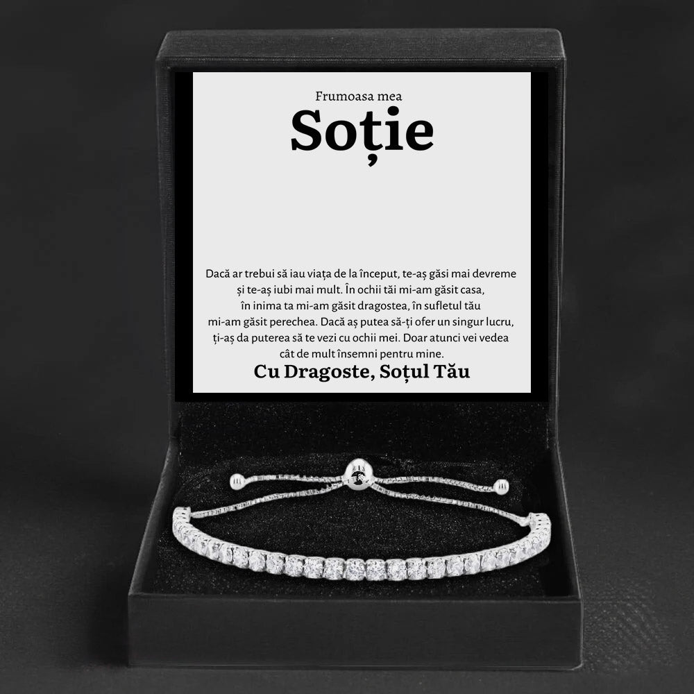 Cadou Sotie - Bratara Tennis Inceput