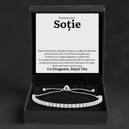 Cadou Sotie - Bratara Tennis Inceput