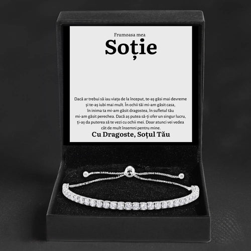 Cadou Sotie - Bratara Tennis Inceput