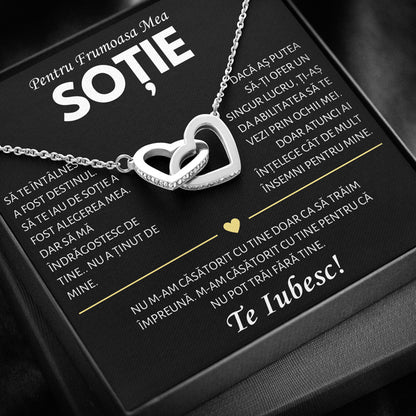 Cadou Sotie - Colier Inimi Destinul