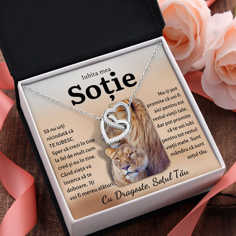Cadou Sotie - Colier Inimi Lei