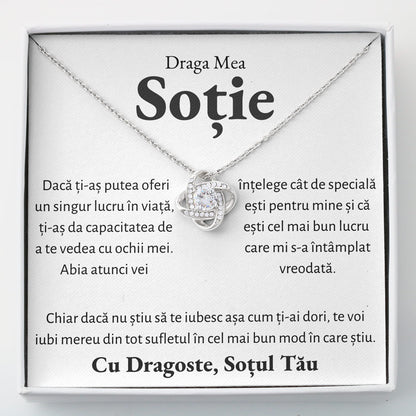 Cadou Sotie - Colier Love Knot Mereu