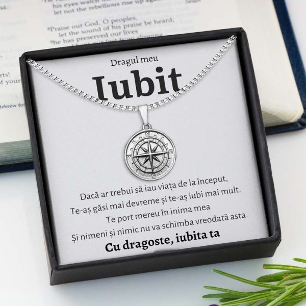 Cadou Iubit - Colier Busola Inceput - imagine 2