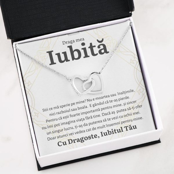 Cadou Iubita - Colier Inimi Importanta - imagine 2