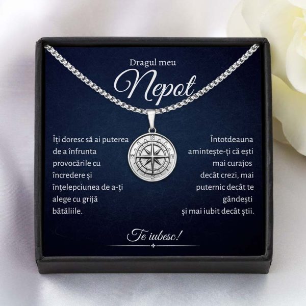 Cadou Nepot - Colier Busola Blue - imagine 2