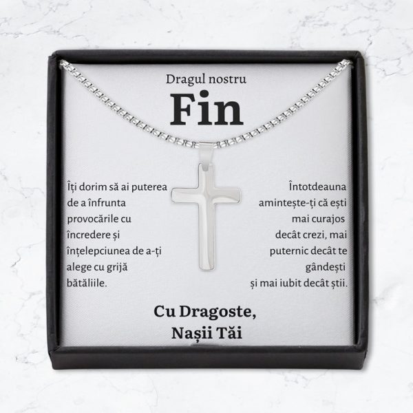Cadou Fin - Colier Cruce Nasi - imagine 2