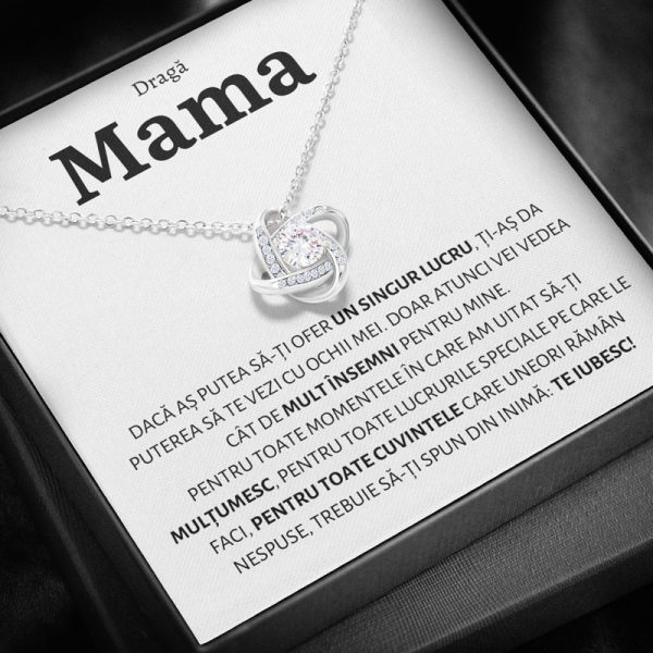 Cadou Mama - Colier Love Knot "Singur" - imagine 2