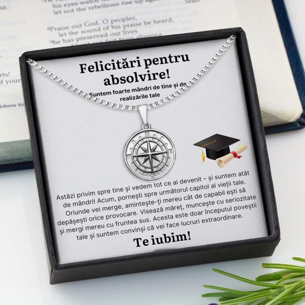 Cadou Absolvire Fiu - Colier Busola Mandri - imagine 2