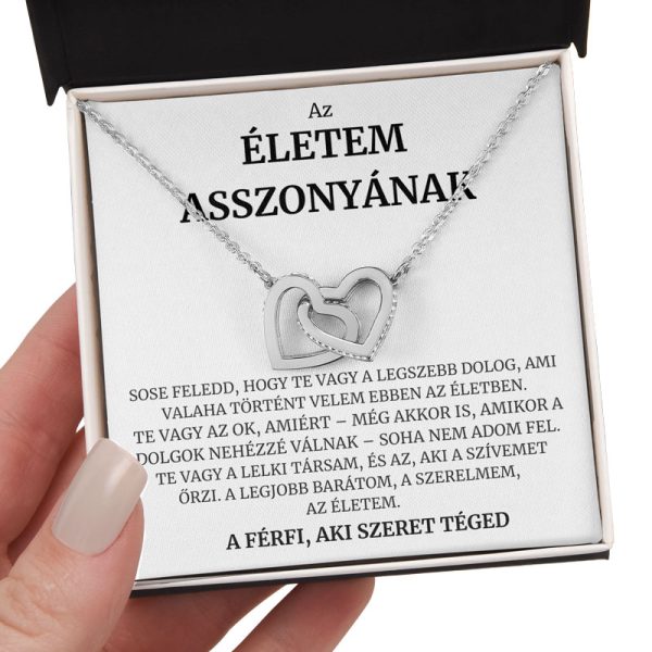 1i Ajándék életem asszonyának - Szíves nyaklánc - imagine 2